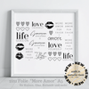 2in1 Metallic Folie MORE AMOR || KERZEN|| GLAS || KERAMIK