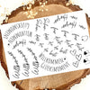 Rub on UV Sticker randlos Rund 1 A5