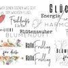 Rub on UV Sticker randlos Frühling 3   A030
