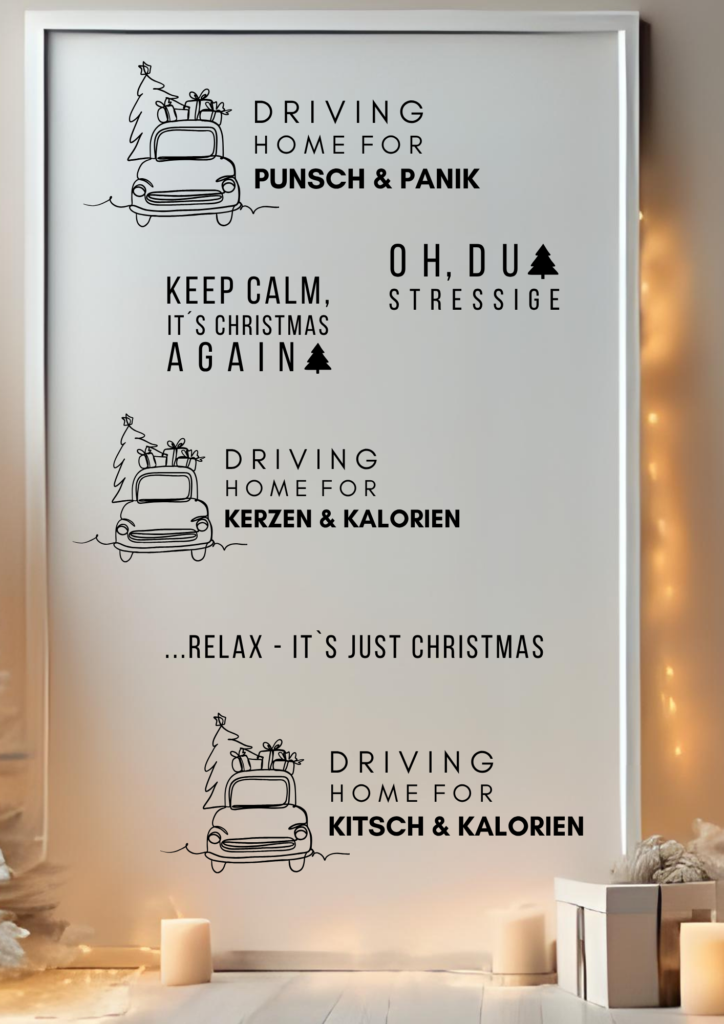 Laserdatei Driving Home Set 11tlg. | SVG