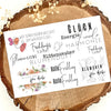 Rub on UV Sticker randlos Frühling 3   A030