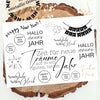 Rub on UV Sticker randlos  A100G